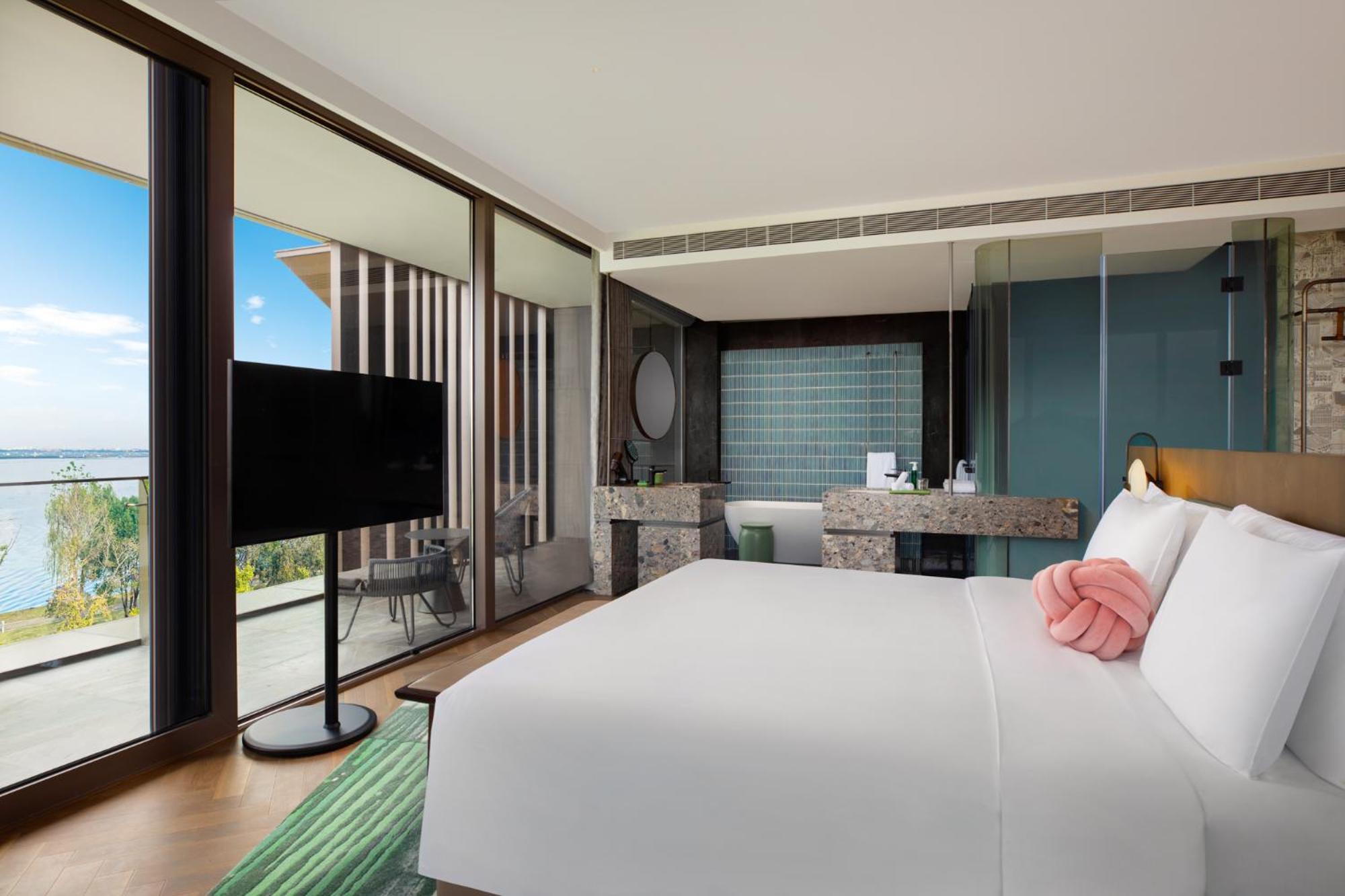 Hotel Indigo Suzhou Yangcheng Lake By Ihg Zewnętrze zdjęcie