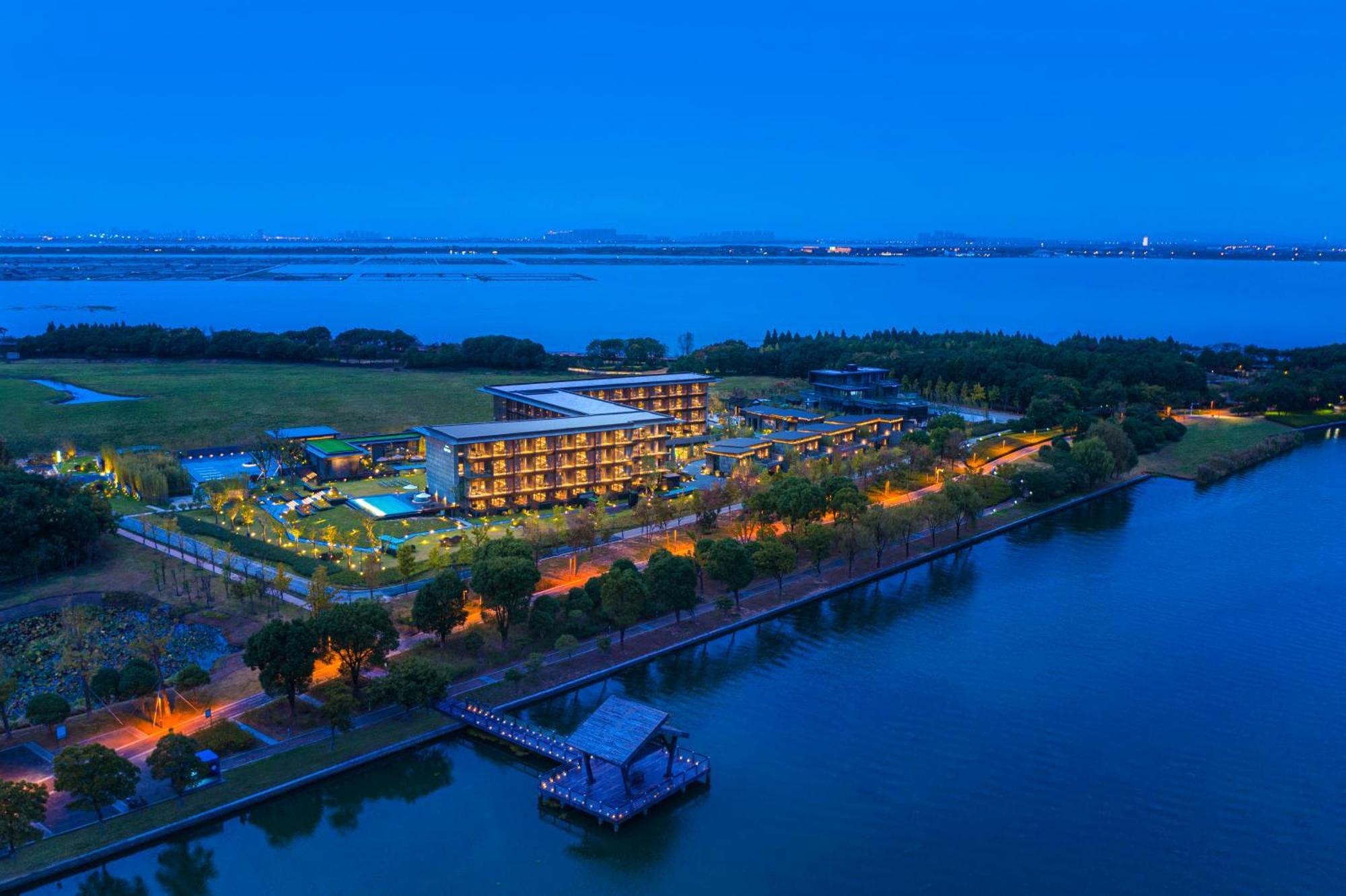 Hotel Indigo Suzhou Yangcheng Lake By Ihg Zewnętrze zdjęcie
